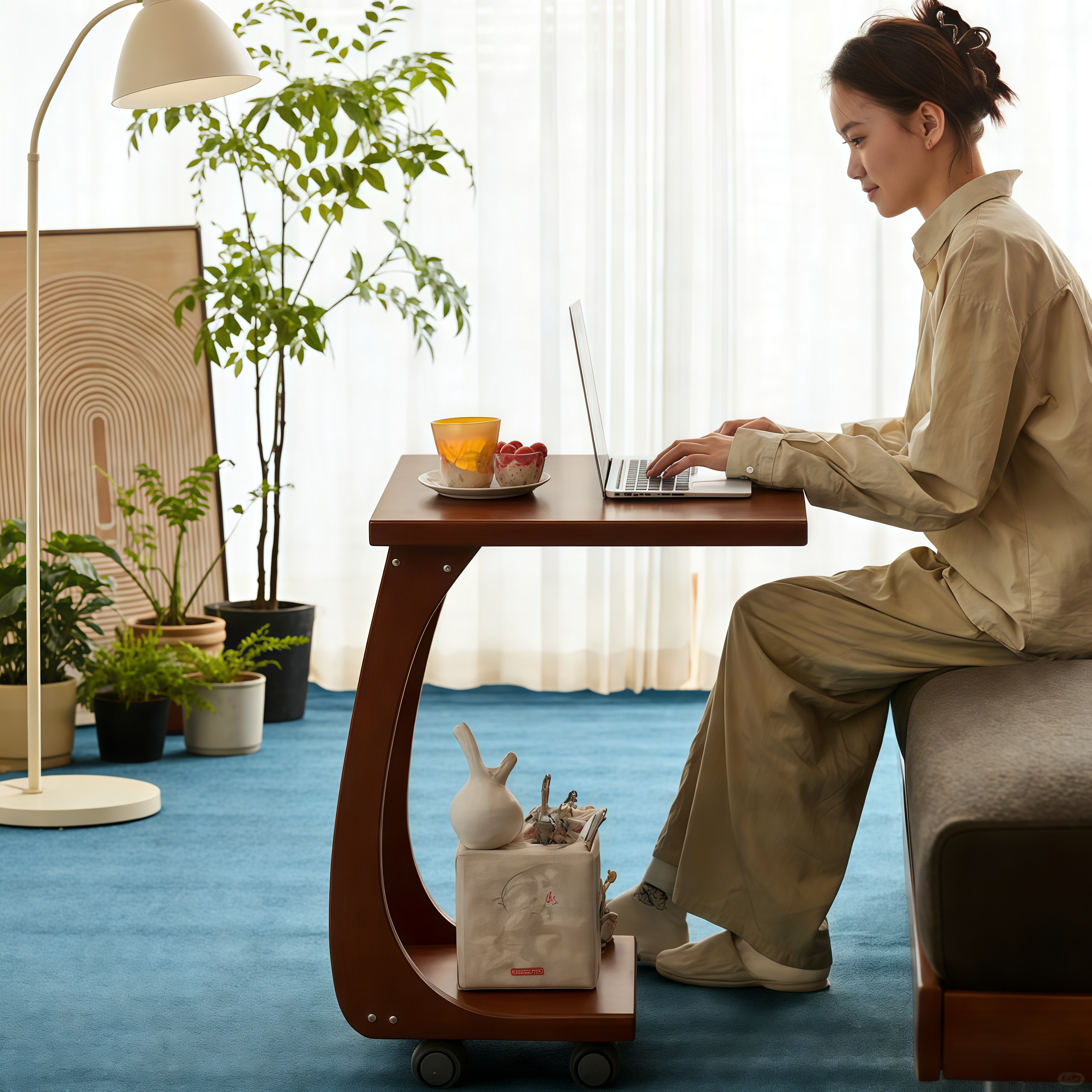 实木可移动沙发侧边桌家用客厅小户型带轮茶台边桌小茶几沙发边几,住宅家具,角几/边几,淘宝优惠券,粉丝福利购,淘宝优惠卷