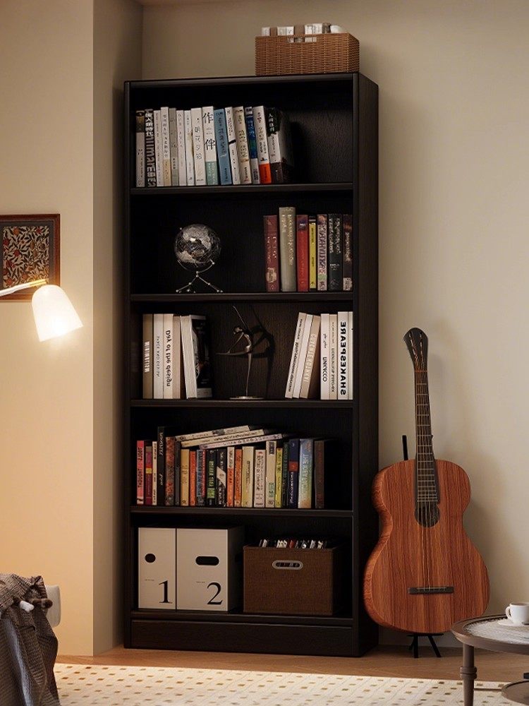 实木书架落地置物架家用转角收纳储物柜客厅靠墙展示柜多层书柜,住宅家具,书架,淘宝优惠券,粉丝福利购,淘宝优惠卷