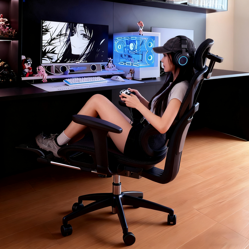 电竞椅家用舒服办公椅宿舍久坐舒适护腰电脑椅靠背座椅人体工学椅,住宅家具,电脑椅,淘宝优惠券,粉丝福利购,淘宝优惠卷