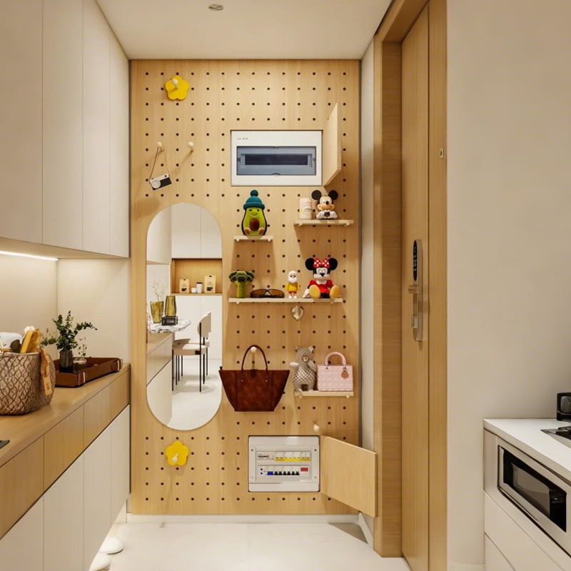 【中古风ENF板】实木洞洞板定制