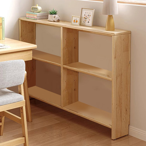 木架子置物架实木墙边柜夹缝书架