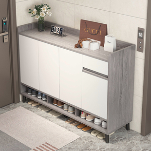 电梯入户门口鞋柜家用门外楼道走廊储物柜收纳柜一体靠墙2025新款