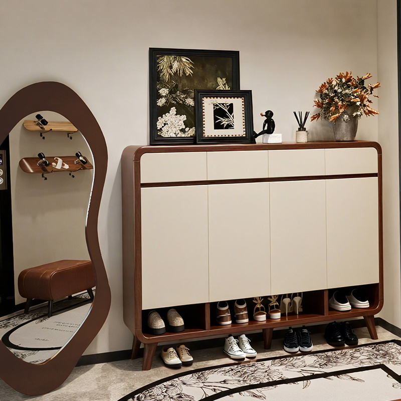 爆款实木鞋柜送货到家十年质保