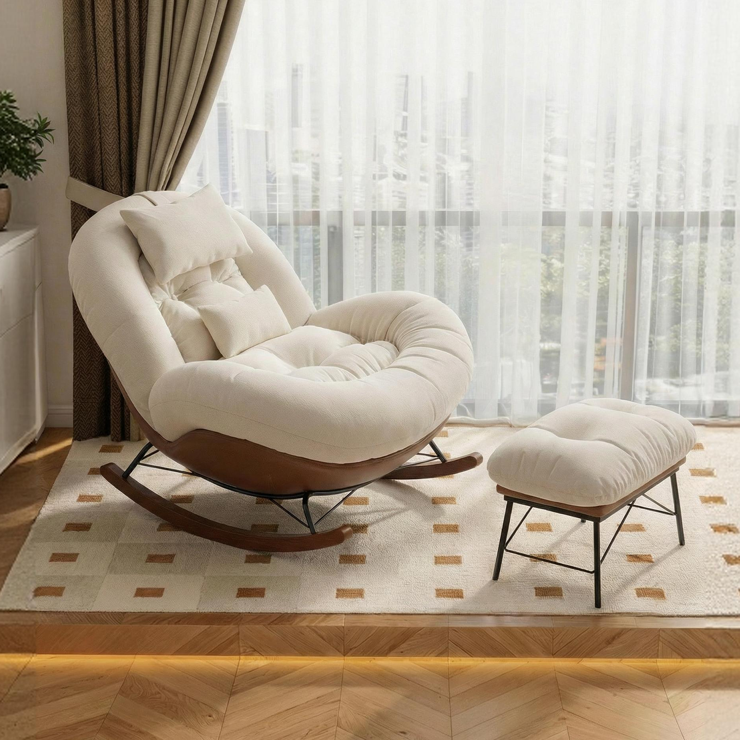 懒人沙发可躺可睡懒人椅卧室阳台躺椅客厅政府补贴摇摇椅2026新款