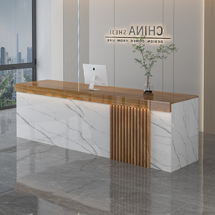 前台接待台酒店吧台桌服装店收银台公司便民服务台商铺简约工作台