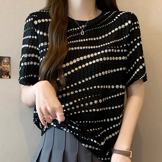 2025夏季新款欧货洋气短袖T恤