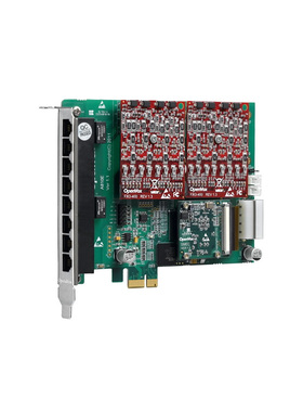 OpenVOX电话模拟语音卡A810E A810P Asterisk卡8路语音卡FXS模块化FXO-400 PCI接口支持Issabel FreePBX包邮