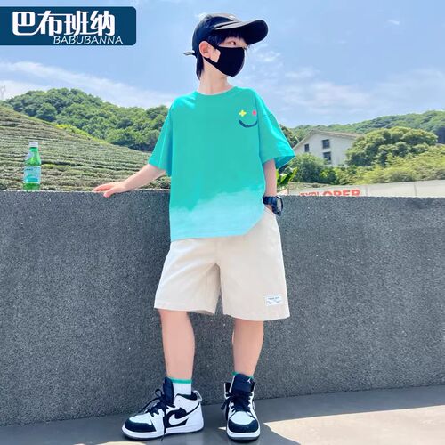 男童套装短袖夏装新款