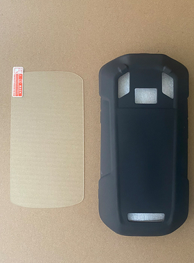 适用斑马TC75保护壳ZEBRA斑马TC700K/TC75/TC77/ TC720 L防摔硅胶软壳PDA数据终端采集器保护壳钢化膜