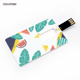 卡片U盘双面高清彩印定制名片U盘一张起定usb2.0 8G宣传广告优盘