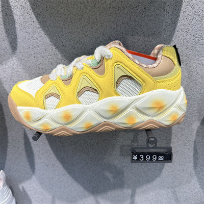 增高厚底合成革2025春季新款系带