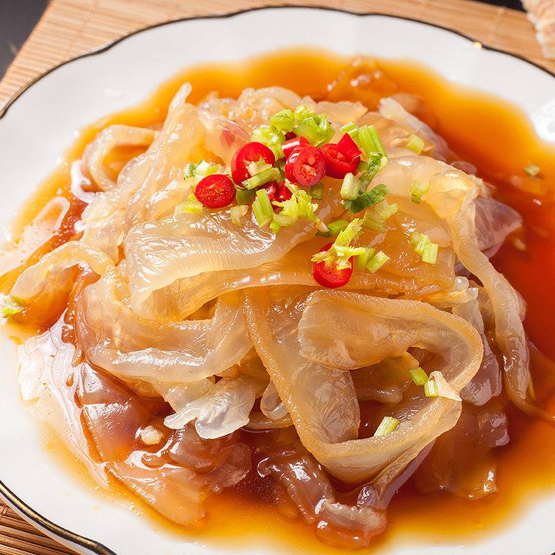 葵树麻油味海蜇150g*8袋休闲凉拌开袋即食海蜇丝海鲜凉菜食材