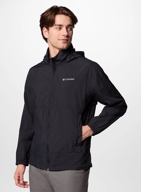 Columbia哥伦比亚皮肤衣男25年春夏户外防晒立领休闲外套WE7168