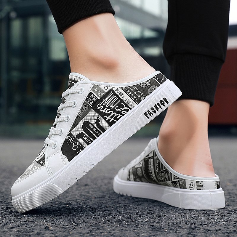 捡漏外贸包头拖鞋男休闲板鞋