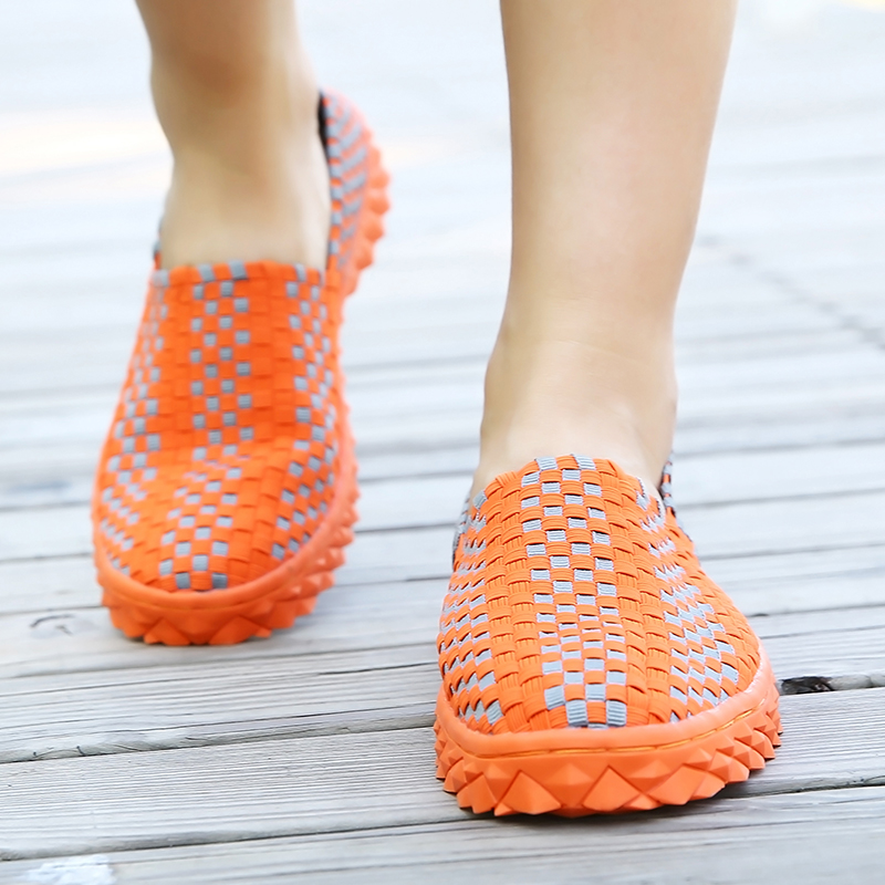 夏季凉鞋男潮流防滑半踩编织鞋