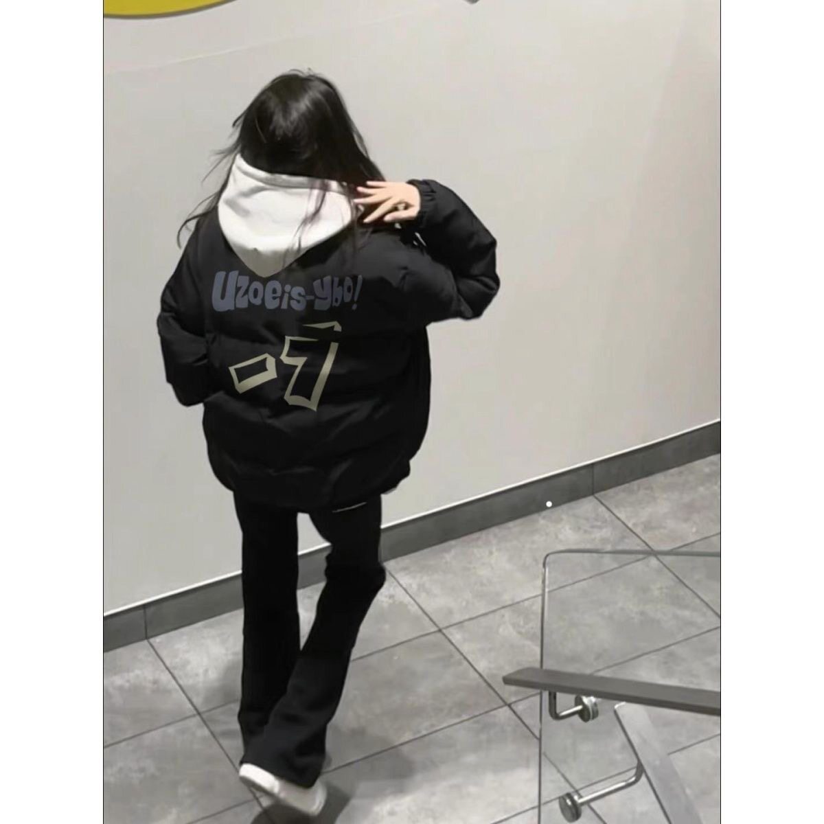 美式高街复古羽绒棉服女装冬季2026新款慵懒风学生宽松百搭外套潮