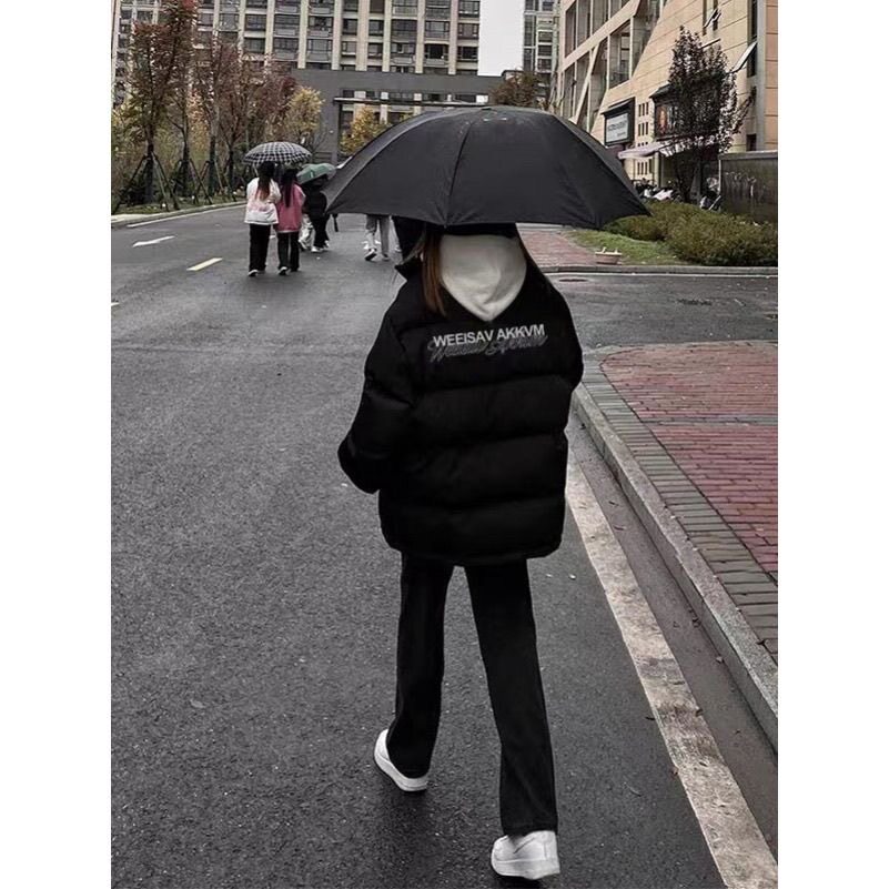 轻薄羽绒棉服女秋冬季新款加厚保暖宽松百搭超好看面包服潮牌外套