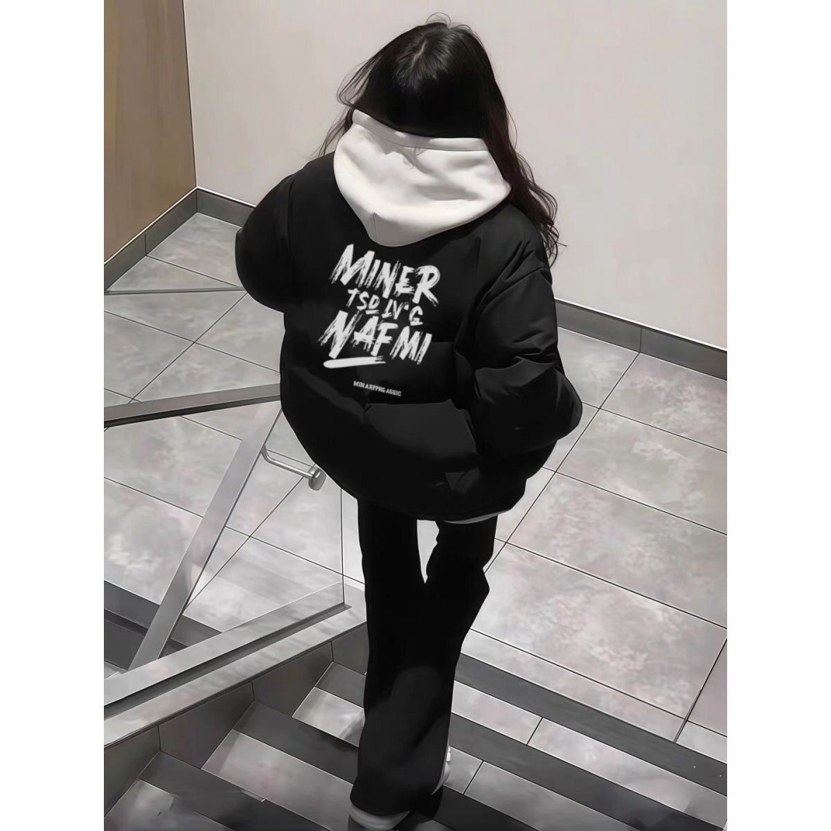 黑色羽绒棉服少女大童冬装2026新款初中高中学生加厚保暖袄子外套