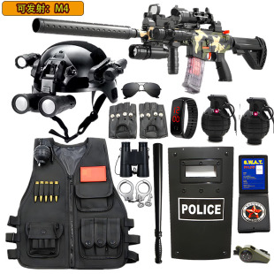 战术头盔真人CS作战装备儿童玩具枪迷彩马甲特种兵套装夜视仪头盔