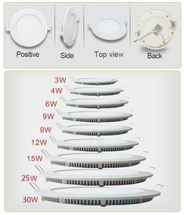 Bathroom LED 25W Kitchen Round Recessed Light Lam Ceiling