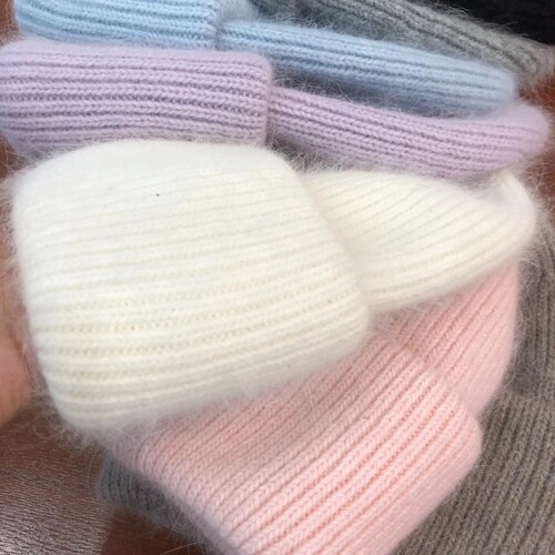 New High Quality Winter Hats for Women Warm Rabbit Fur Hair