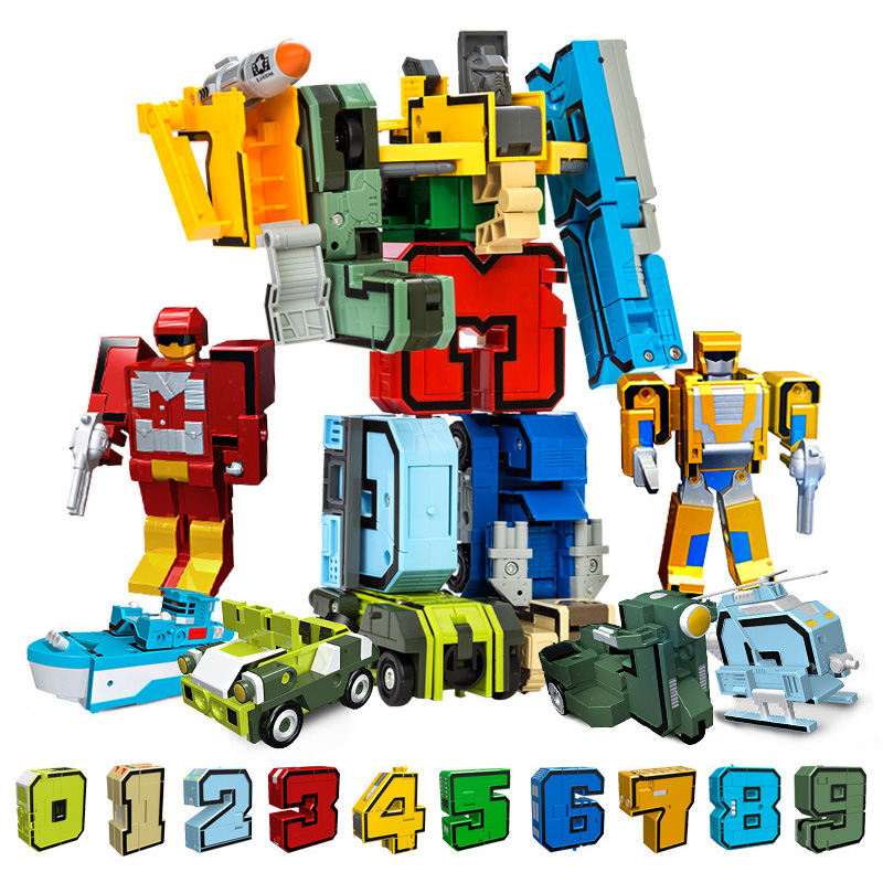 10Pcs Creative Assembling Educational Blocks Action Figure