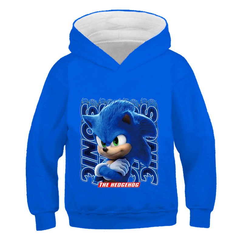 Sonic Boy Cotton hoodie Autumn Winter of Baby Boy Boy Sport