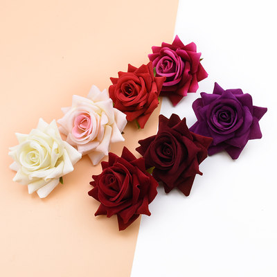 10PCS Silk Red Roses Bridal Accessories Clearance Artificial