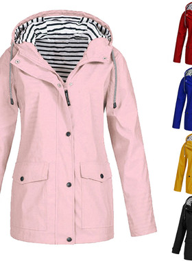 Ropa de acampada para senderismo para mujer, chaqueta de ll