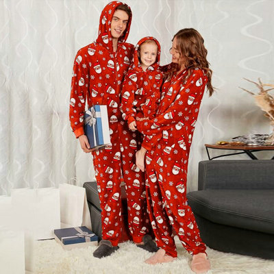 2021 Navidad familia pijamas juego adultos chico bebé famil