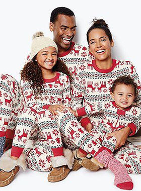 Conjunto de pijamas de Navidad para padres e hijos, ropa de