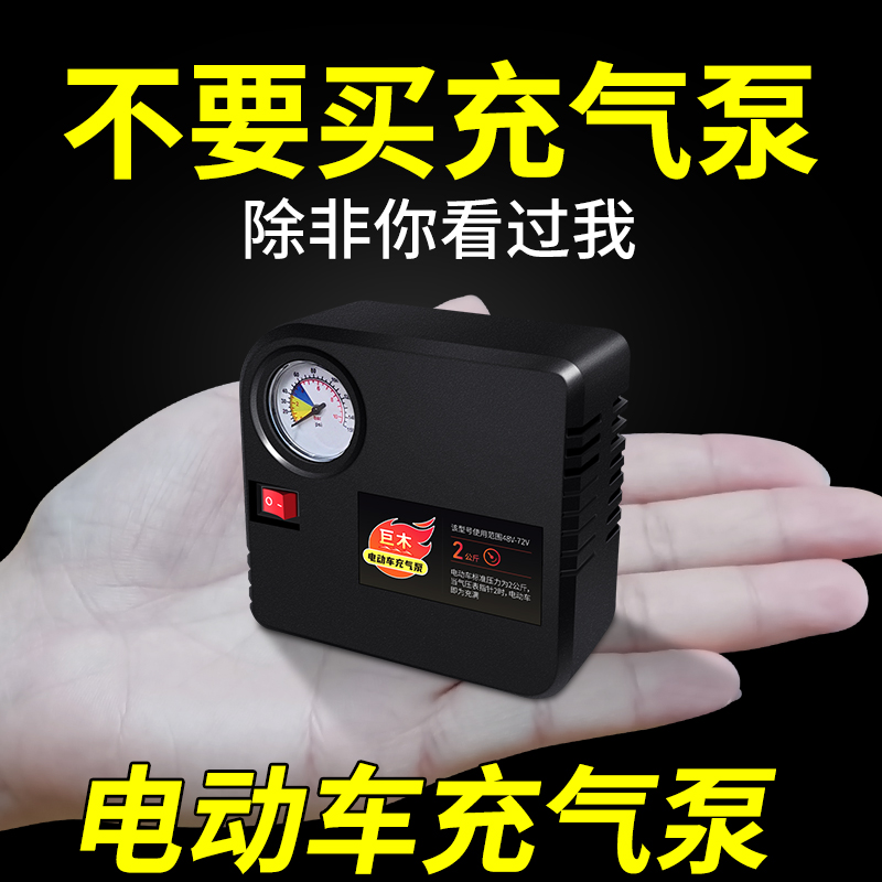 巨木神器48v60v72通用型打气泵