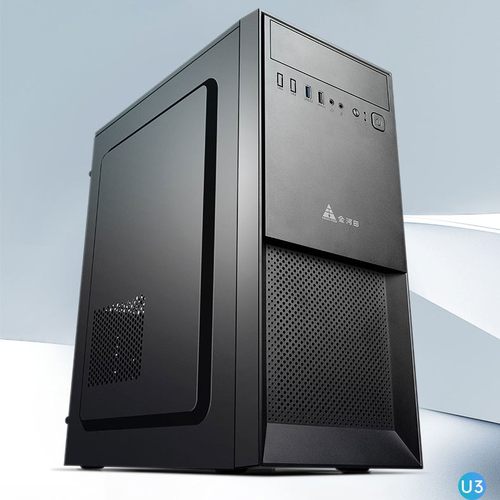 金河田风爆Q25台式机电脑商务办公游戏水冷防尘散热ATX主机箱电源