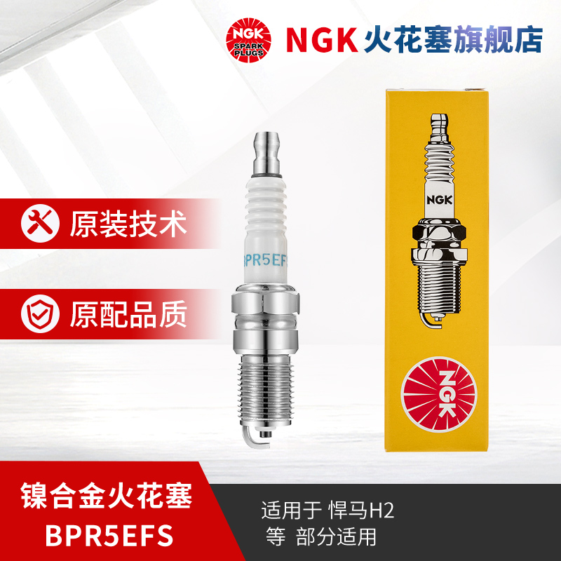 NGK镍合金火花塞BPR5EFS 2223 适用于GMC商务之星Express悍马H2