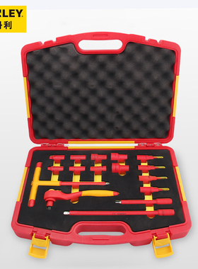 史丹利16件套10MM系列VDE绝缘1000V套筒工具组套STMT75885-8-23