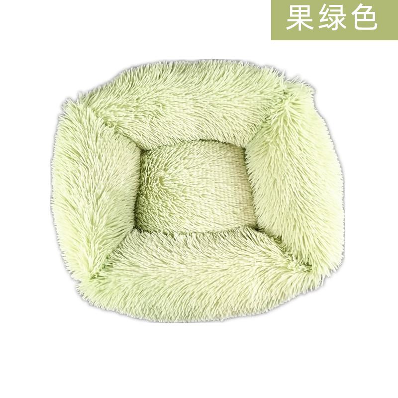 软窝长毛绒方形宠物窝