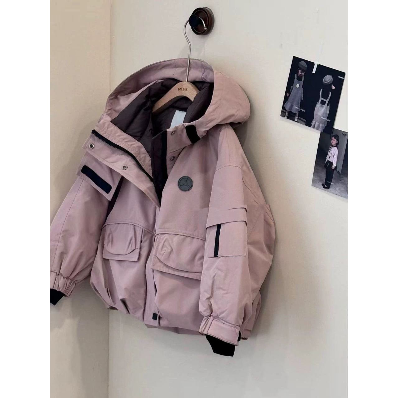 外贸2025秋冬季男童夹克冲锋衣羽绒棉服外套新款洋气男孩休闲保暖