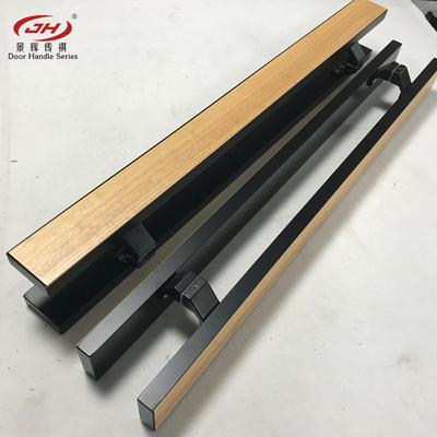 有框玻璃大门侧装把手不锈钢拉手