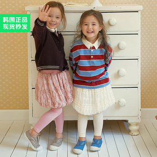 锦小和 amber韩国童装女童裤裙2025秋季新款儿童打底花苞裙假两件