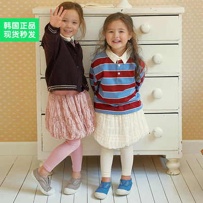 锦小和 amber韩国童装女童裤裙2025秋季新款儿童打底花苞裙假两件
