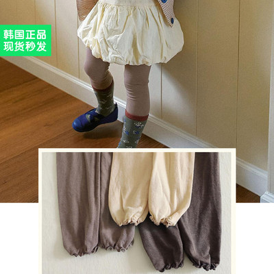 女孩软糯高弹力打底裤天丝棉