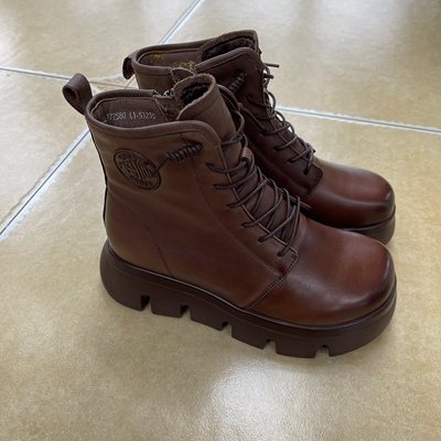 厚底马丁靴女英伦风女加绒保暖