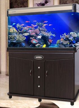 闽江鱼缸客厅家用加宽鱼缸懒人免换水全自动循环过滤一整套水族箱