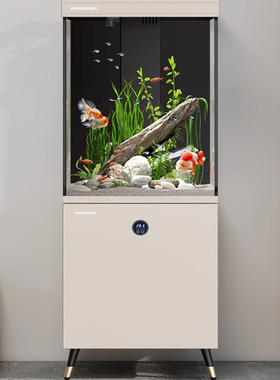 闽缸新款方缸小型客厅办公室几边鱼缸自循环生态造景底滤水族箱