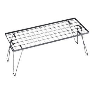 CAMPINGMOON柯曼户外折叠网桌野营置物架露营便携装备重叠多用桌