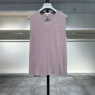 M穿 潮流条纹圆领女士背心 RAG 时尚 260 BONE