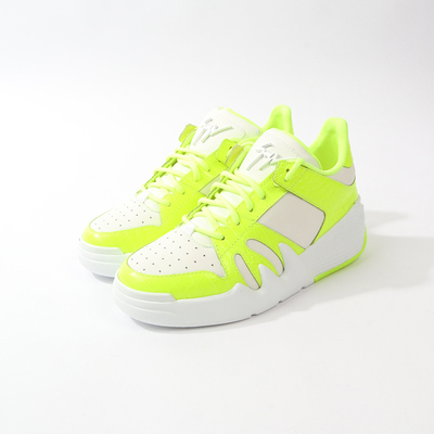 36码 GI0USEPPE ZA0NOTTI 荧光绿系带休闲鞋 950