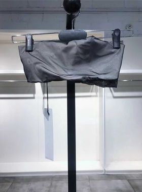 XS-S穿 RICK OWENS 深灰色褶皱修身型抹胸 699