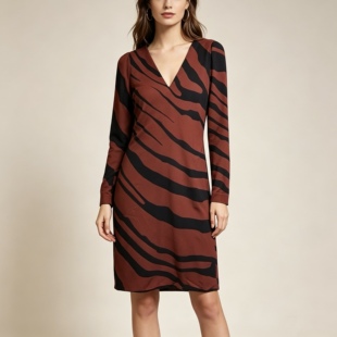 XS-S穿 ROBERTO CAVALLI 欧式美背洋装连衣裙 1355