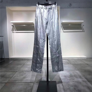 MAISON 710 M穿 裤 银色时装 MARGIELA MM6 时尚